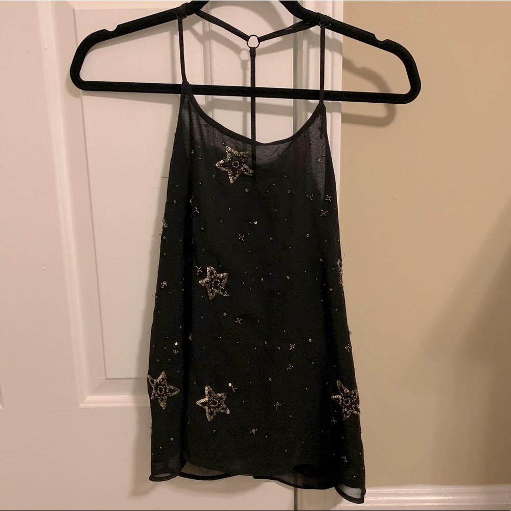 Free People Beaded Tank Top
